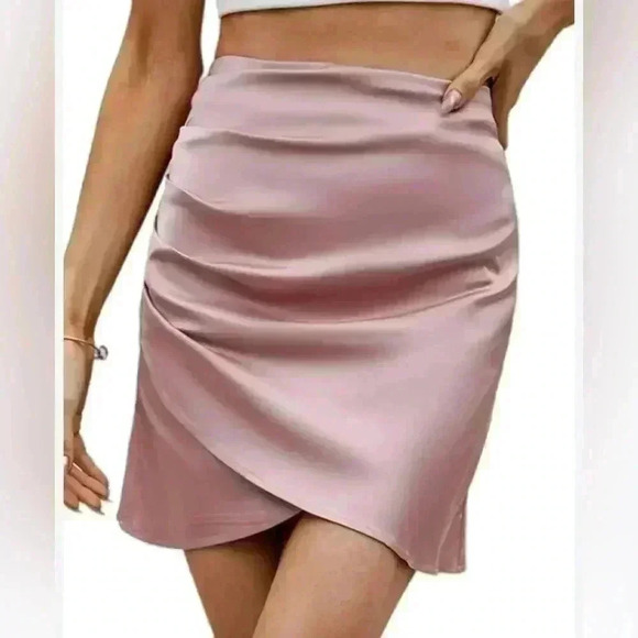 114. Sincerely Jules Dusty Rose Pink  Skirt size M - Picture 1 of 6